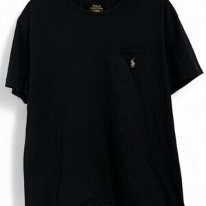 Polo Ralph Lauren Black Short Sleeve pocket tee cotton stretch size large